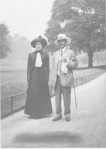 Henry and Alice Gennett in Hyde Park, London circa 1911